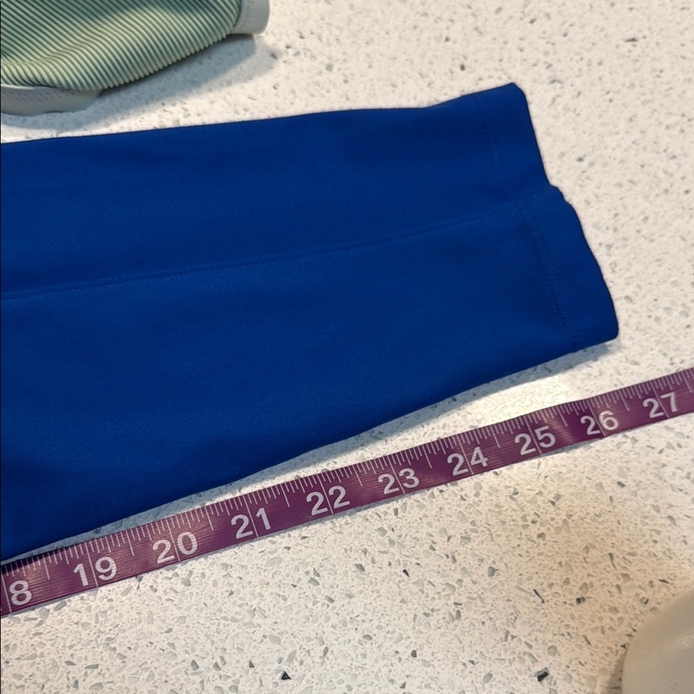 Lou & Grey by Loft Vibrant Blue Leggings, pockets, athletic or casual, ankle XL​ - Picture 10 of 11